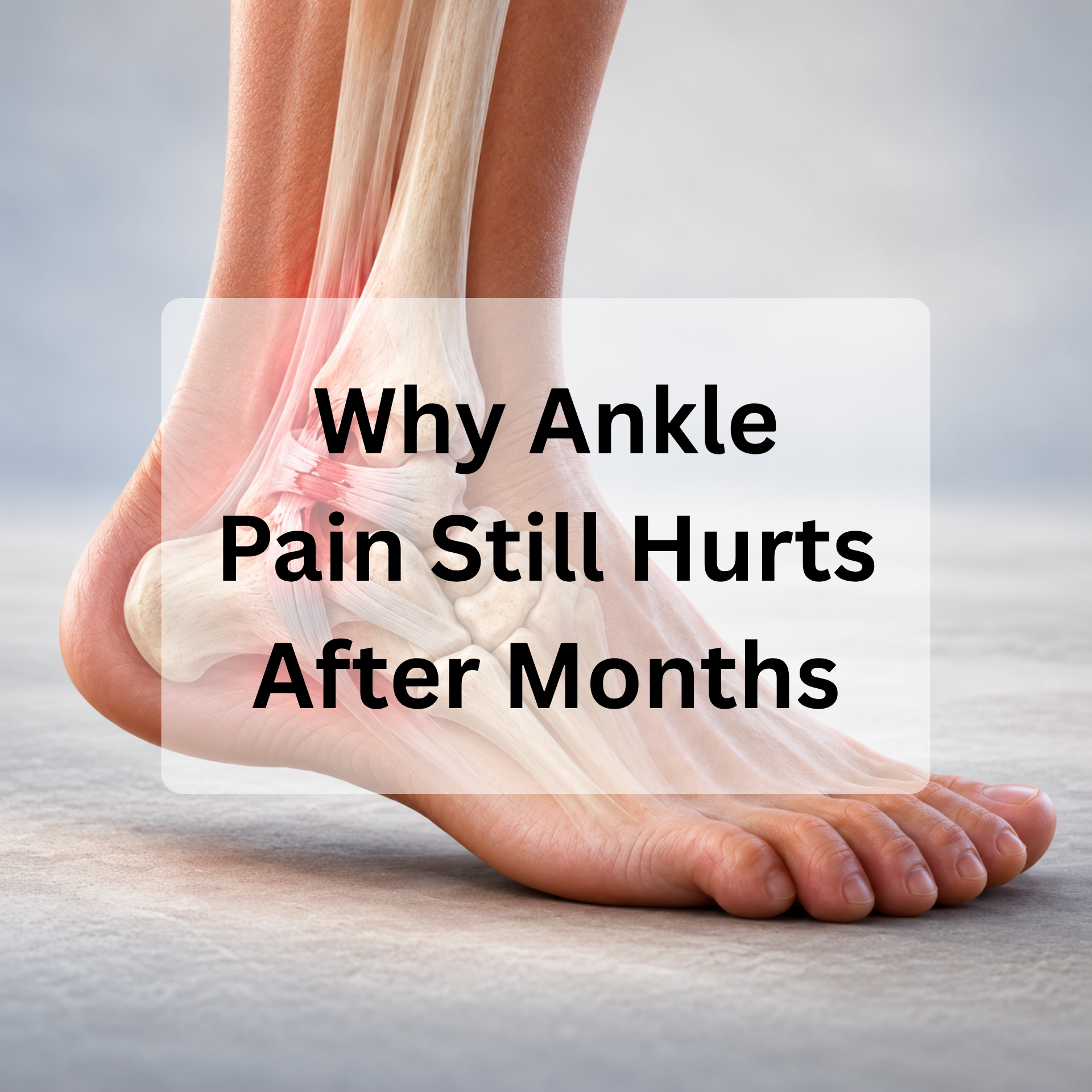 Ankle Pain Months After a Sprain: Why It May Still Hurt