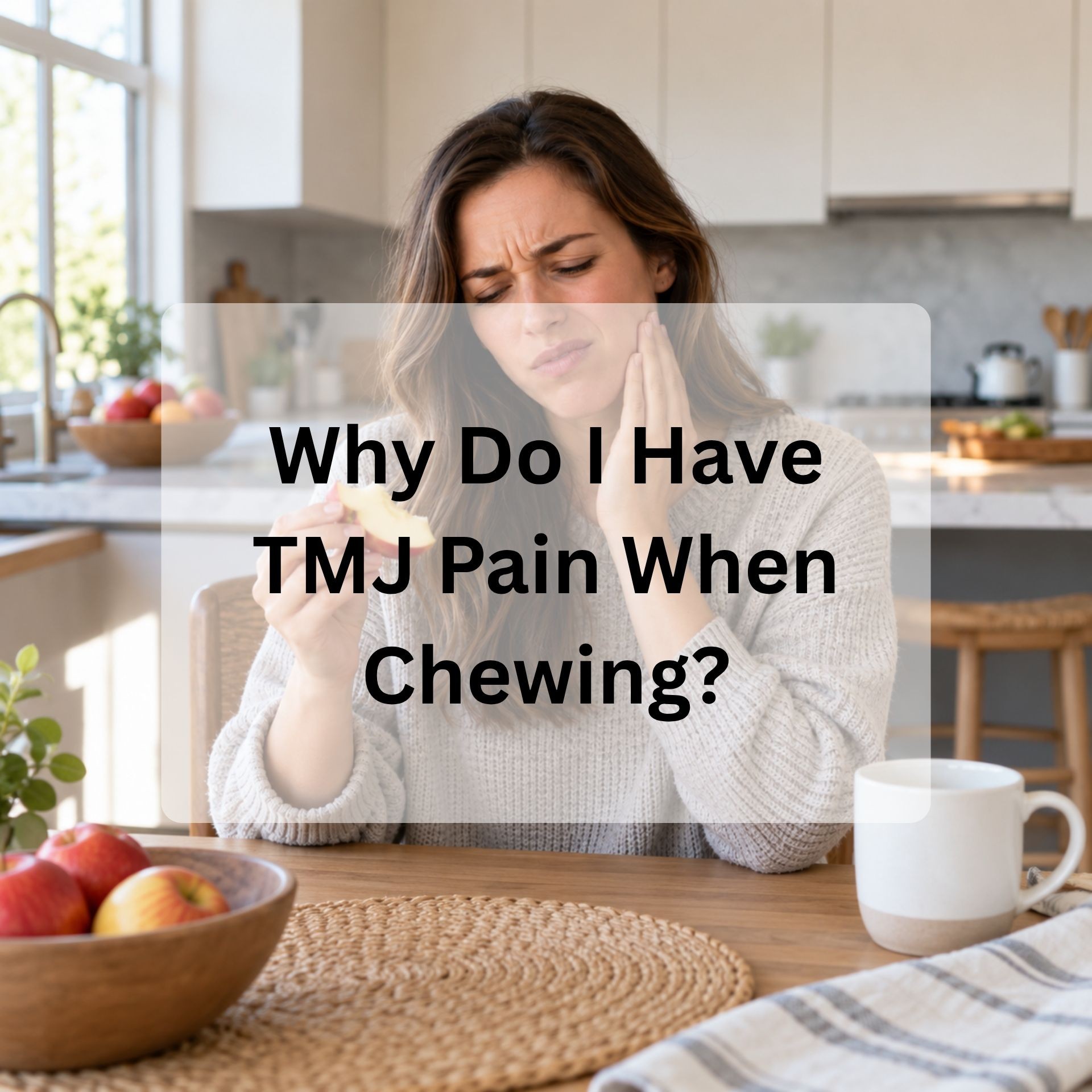 TMJ Pain When Chewing: Causes and Treatment Options