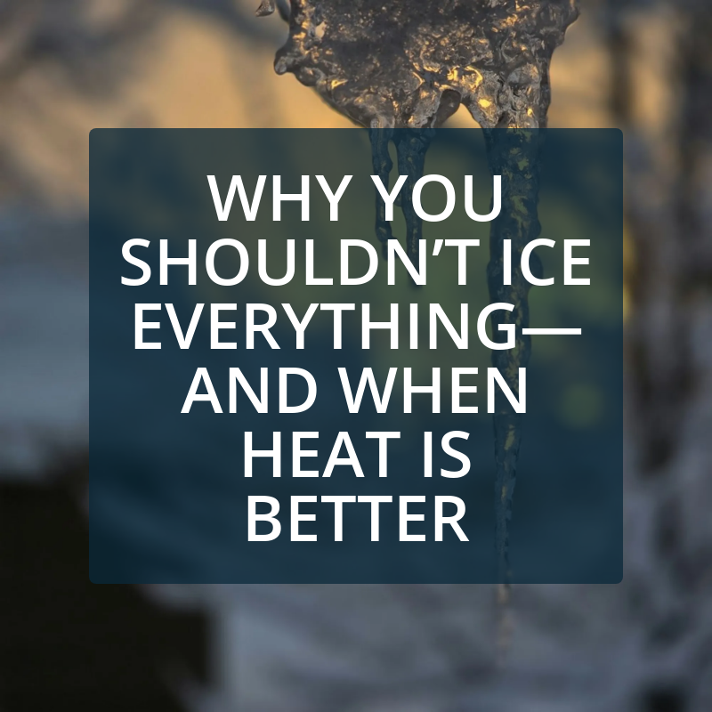 Why You Shouldn’t Ice Everything—And When Heat Is Better