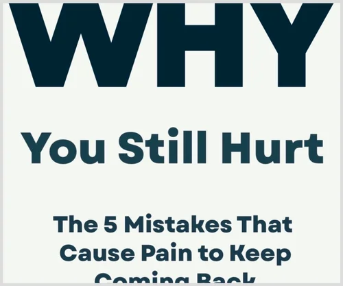 <p style="text-align: center;">Why You Still Hurt</p>