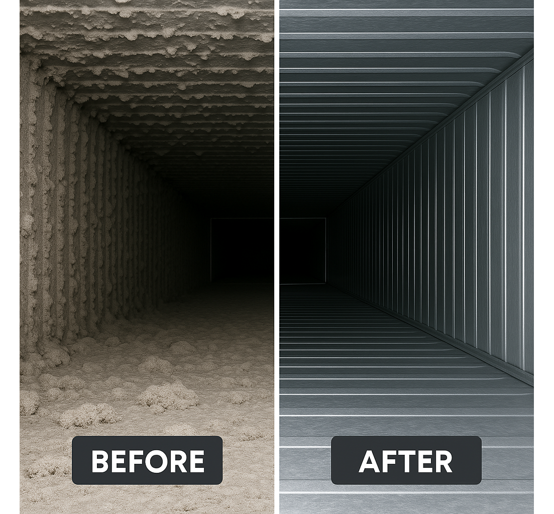 <p>Improve your indoor air quality and HVAC efficiency with professional air duct cleaning.</p>