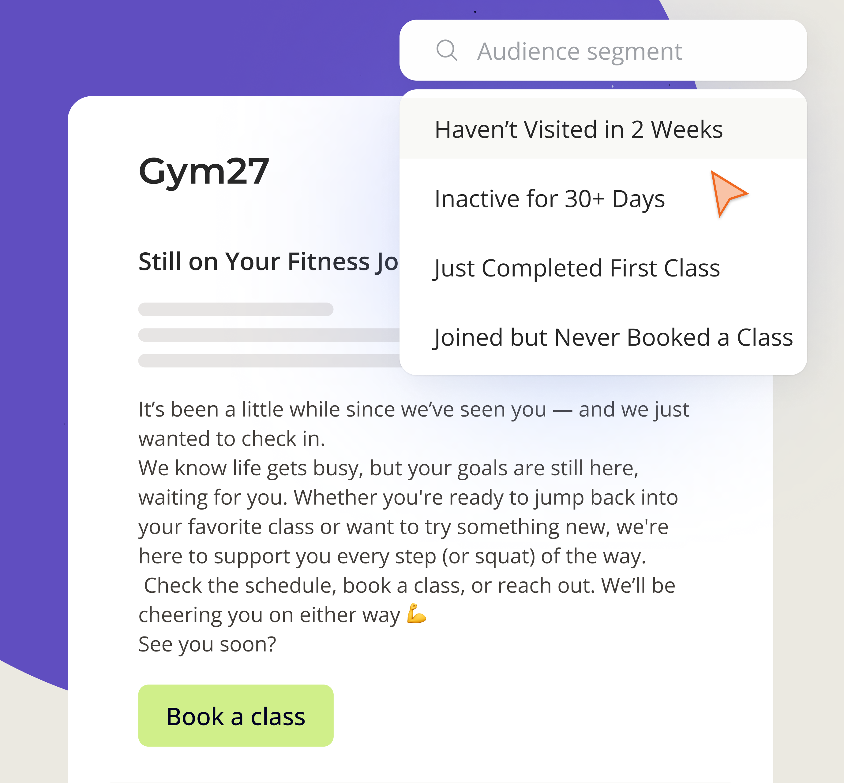 <p>Enhance your studio's outreach through targeted email campaigns</p>