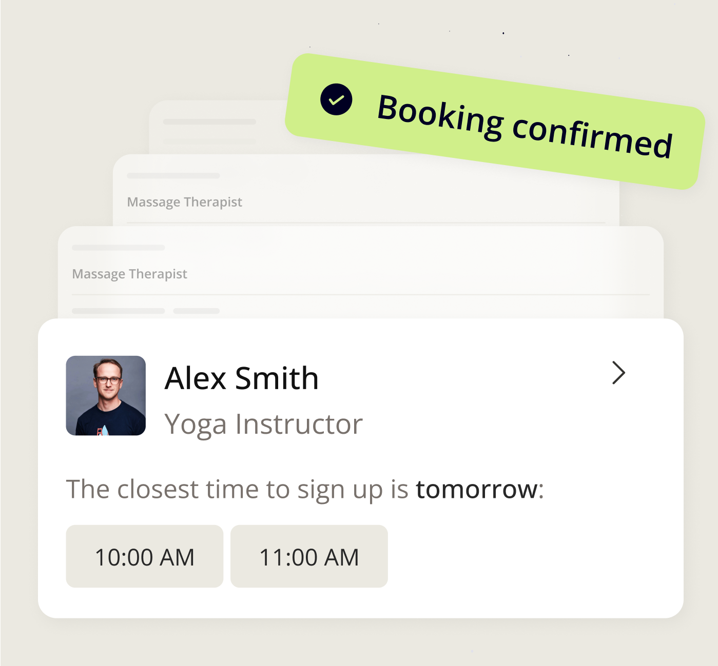 <p><span style="color: rgb(0, 0, 34);">Streamline your booking process with our intelligent software.</span></p>
