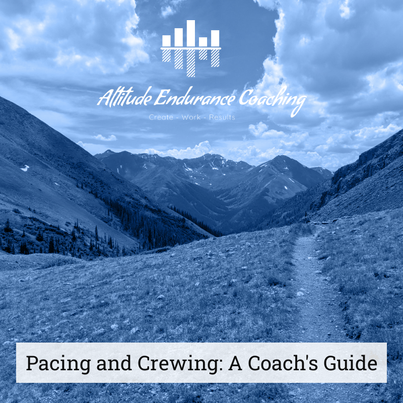 Pacing and Crewing: A Coaches Guide