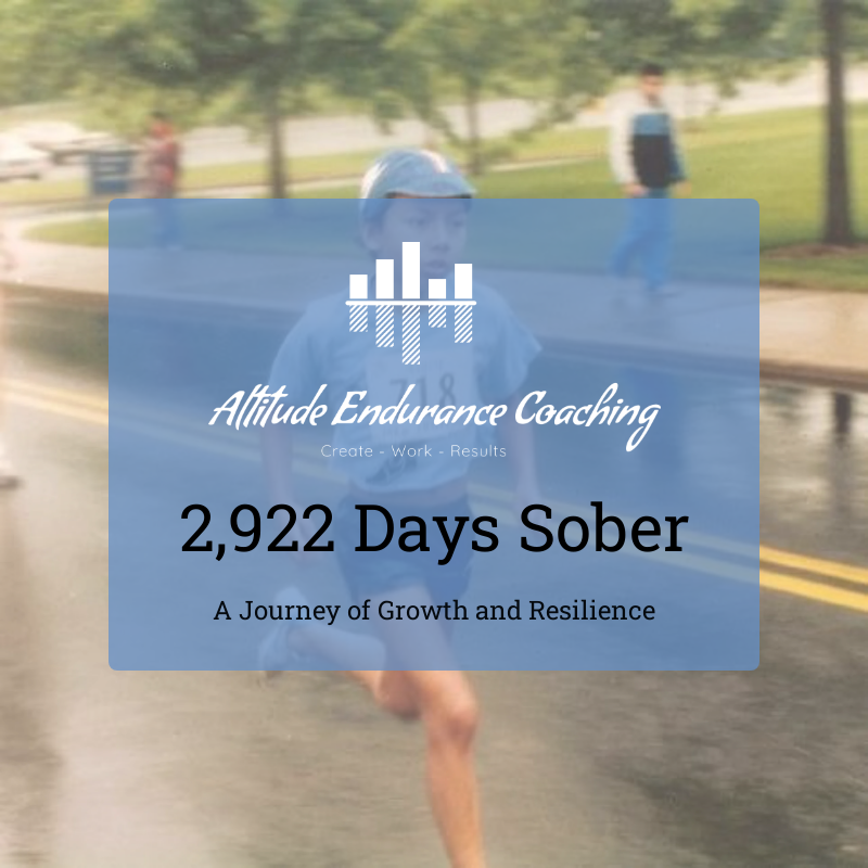 2,922 Days Sober: A Journey of Growth and Resilience