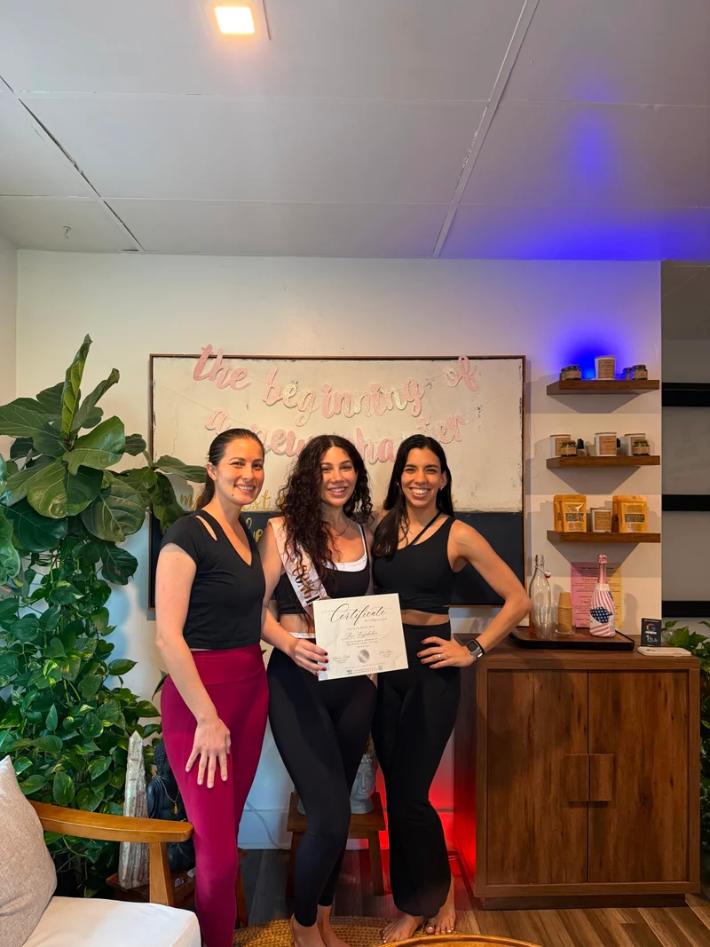 <p>Kasa Yoga Mat Pilates graduates.&nbsp;</p>