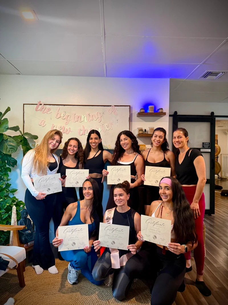 <p>Kasa Yoga Mat Pilates graduates.&nbsp;</p>