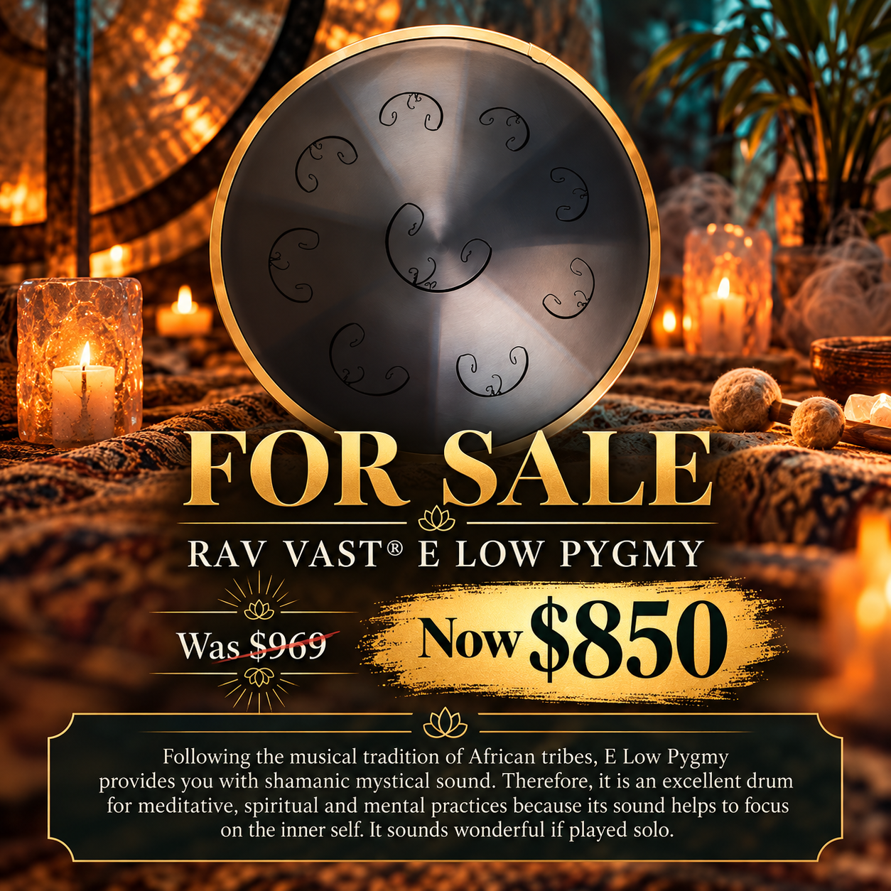 RAV VAST® E LOW PYGMY DRUM