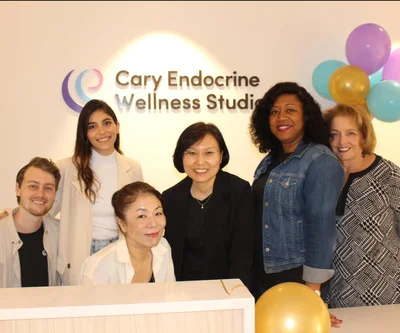<p>Located within a medical facility, Cary Endocrine &amp; Diabetes Center, our studio bridges the gap between healthcare and wellness. Out ability to collaborate with physicians and healthcare professionals helps support your healthcare journey in a safe, informed environment.</p>