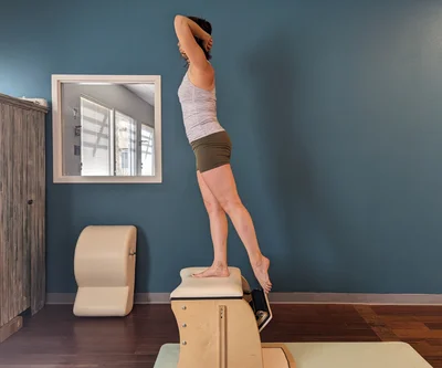 <p><em>Learn how to practice independently.&nbsp;</em></p>
<p>An alternative to group classes</p>
<p>Learn the Pilates system and practice independently with guidance. You practice, We guide.&nbsp;&nbsp;</p>
<p>&nbsp;</p>
<p>&nbsp;</p>