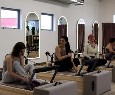 <p><span style="font-family: georgia, palatino, serif;">Our group reformer classes are intentionally small, with just eight reformers, offering personalized guidance in a supportive setting. Expect thoughtful, full-body movement that builds strength and confidence.</span></p>