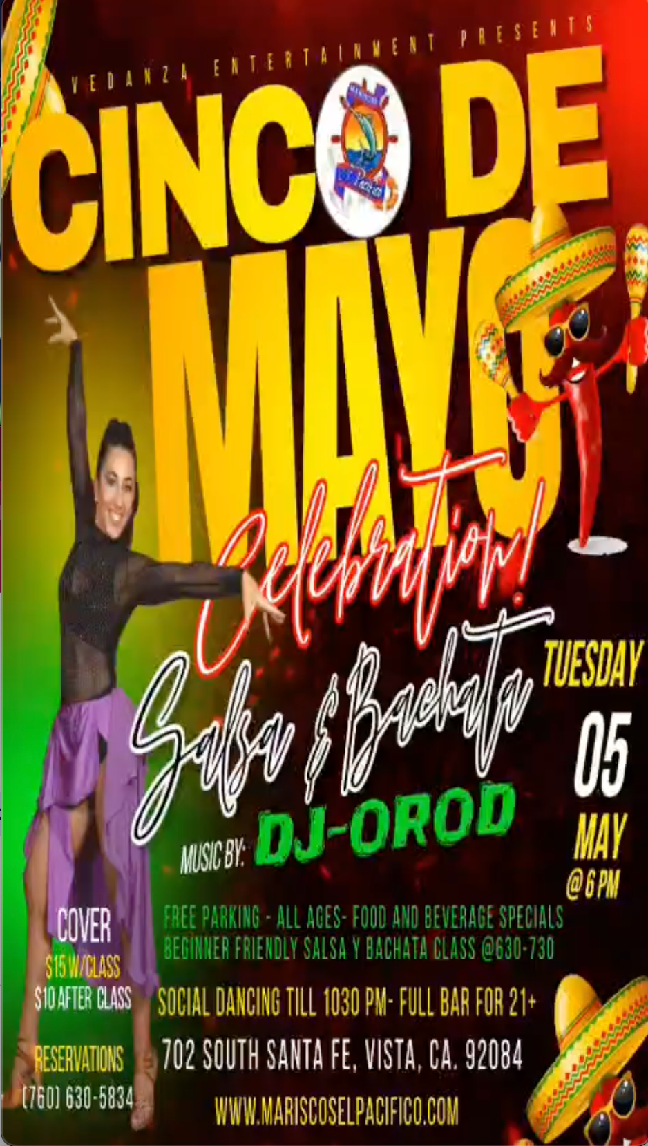 <p>Mariscos El Pacifico 702 S Santa Fe Ave, Vista, CA 92084</p>