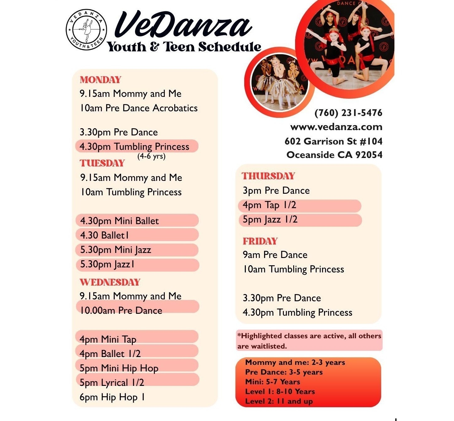 <p>From first-time dancers to growing performers, our programs focus on confidence, coordination, and real skill development in a supportive environment.</p>