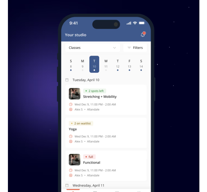 <p>Manage your membership, sign up for classes, and stay informed of upcoming events.</p>