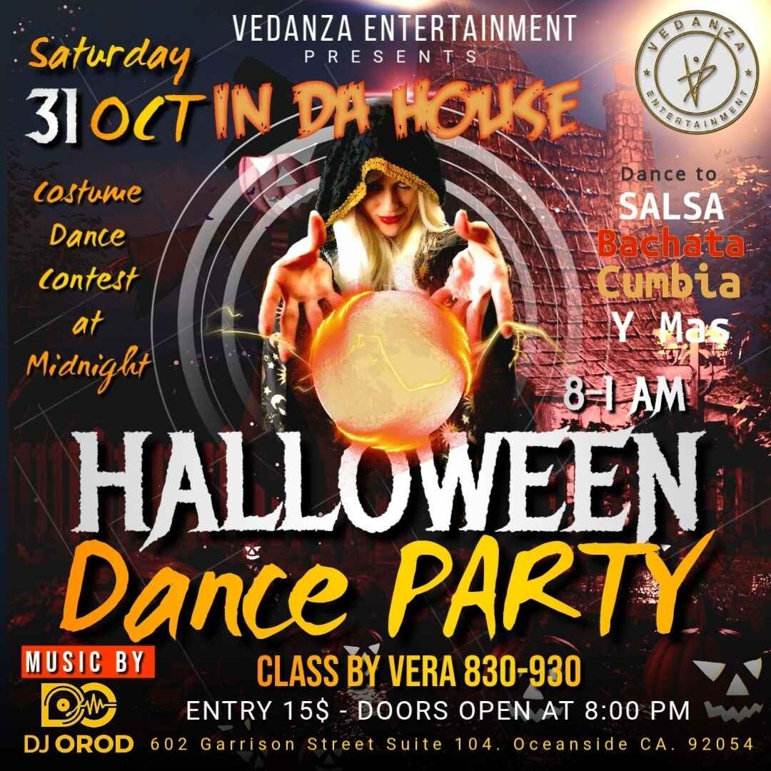 <p>Beginner-friendly Dance Class @ 8:30 PM. No Partner Needed.</p>
<p>Social Dancing Until 1:00 aM</p>
<p>$15 Cover | Free Parking</p>
<p>602 Garrison St #104 Oceanside 92054</p>