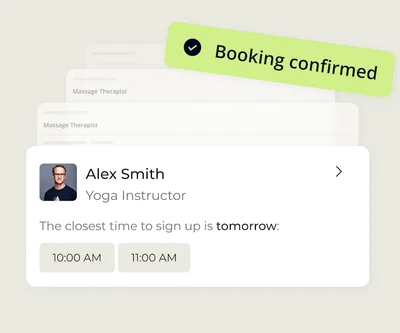 <p>AI-optimized scheduling based on your business type and instructor workload. Create your perfect schedule without the headaches.</p>