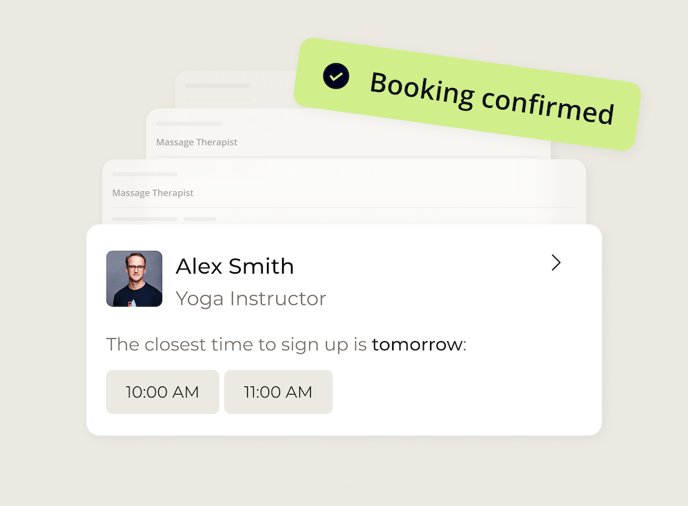 Streamline your booking process with our intelligent software.