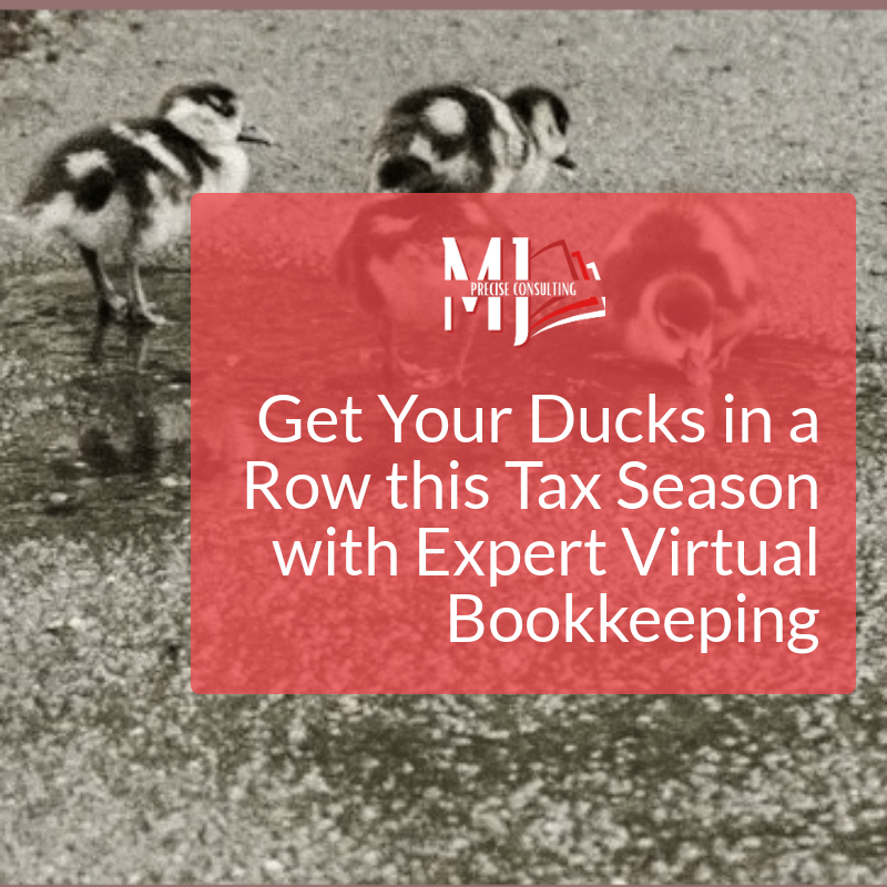 Get Your Ducks in a Row this Tax Season with Expert Virtual Bookkeeping