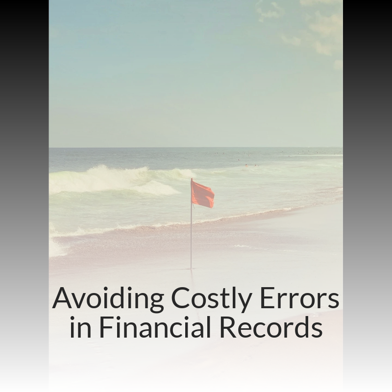 Avoiding Costly Errors in Financial Records