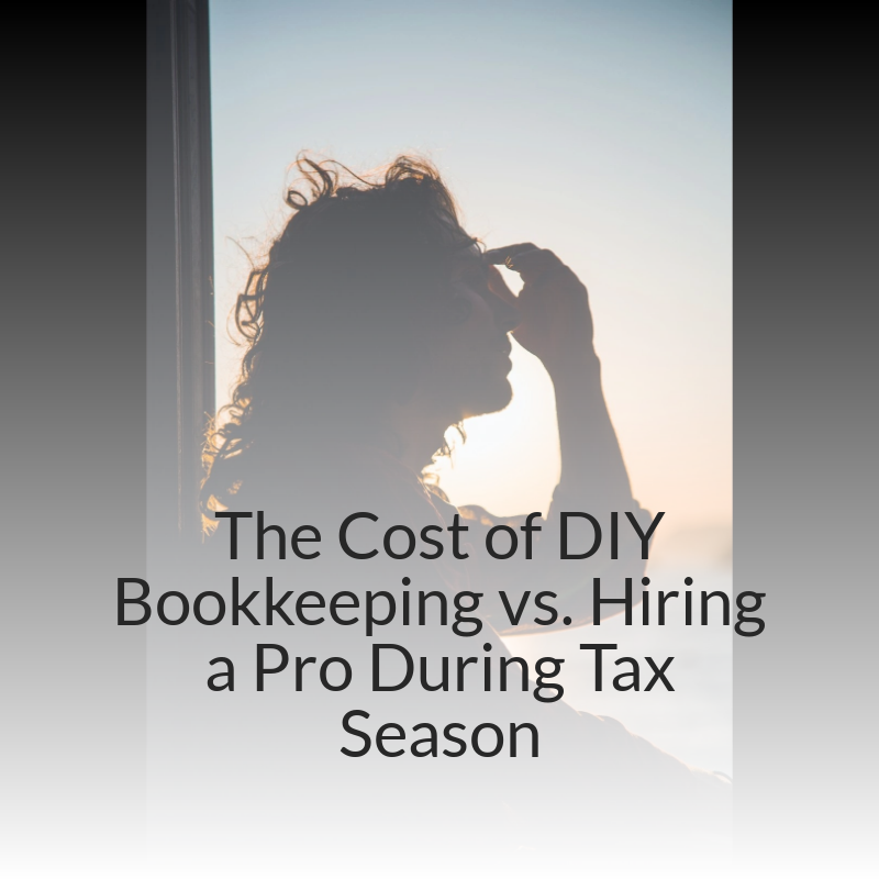 The Cost of DIY Bookkeeping vs. Hiring a Pro During Tax Season