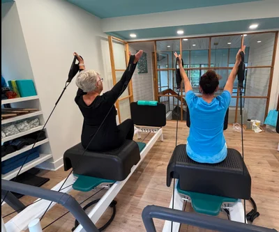 <p style="">Our Pilates classes welcome everyone, from kids to seniors. It's a great way for all age groups to improve their fitness safely.</p>