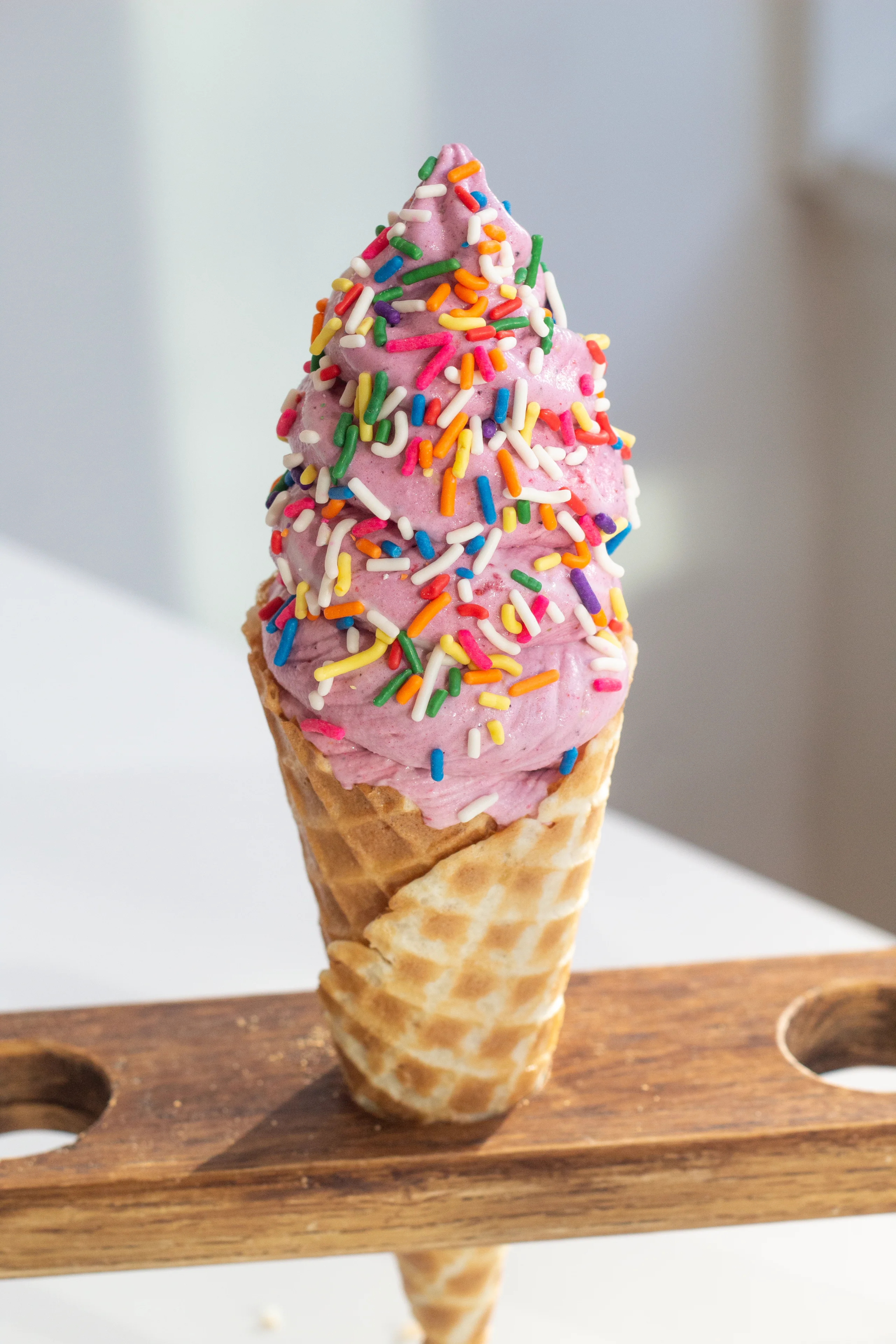Celebrate your child's milestone with delightful real fruit ice cream!