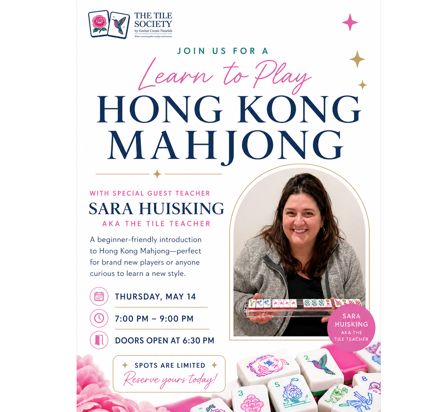 <p>Learn a new style of Mahjong in one night</p>