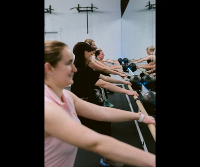 <p>Join our engaging group classes that offer strength, cardio, stability and flexibility to provide a comprehensive training experience in a community-focused, supportive environment.</p>