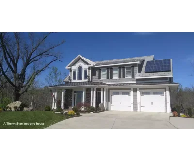 thermasteel net zero house