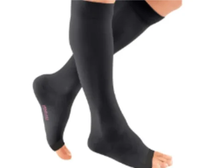 <p>Your therapist will recommend a form of compression.&nbsp; It may be a medical compression garment or require compression bandaging.&nbsp; Bandaging involves specialized short stretch wraps applied to the affected limb and worn day and night until the limb volume is reduced to its full potential.&nbsp; The bandaging is changed 3-5x/week during this period, averaging two weeks in duration.&nbsp;&nbsp;</p>