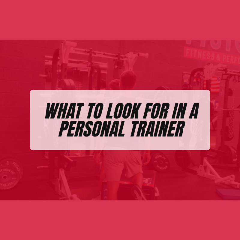 What to Look for in a Personal Trainer