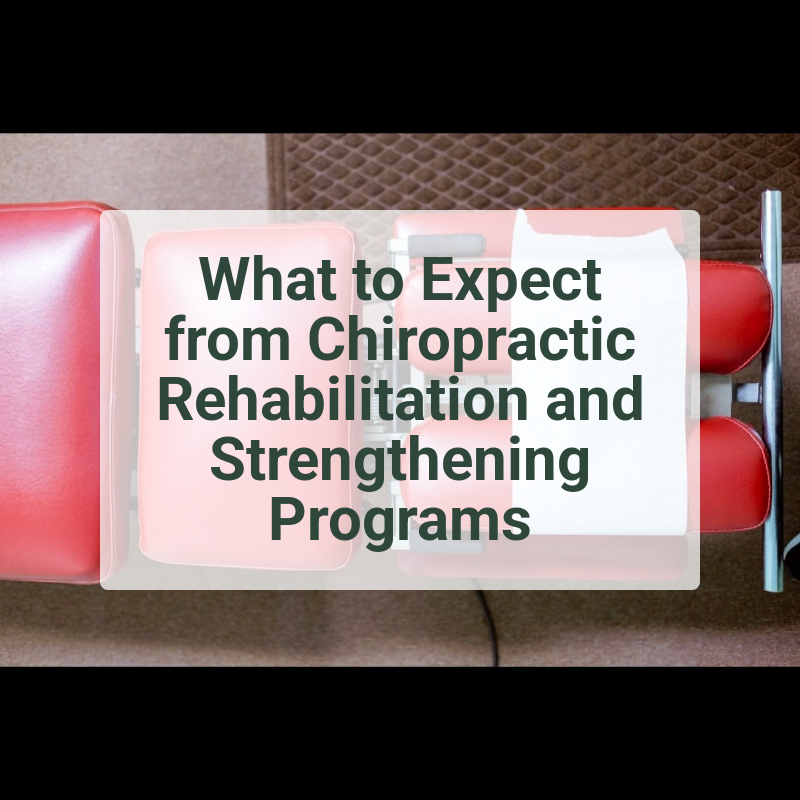 What to Expect from Chiropractic Rehabilitation and Strengthening Programs