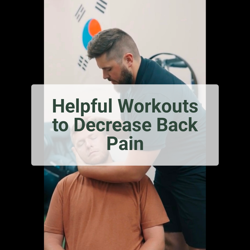Helpful Workouts to Decrease Back Pain