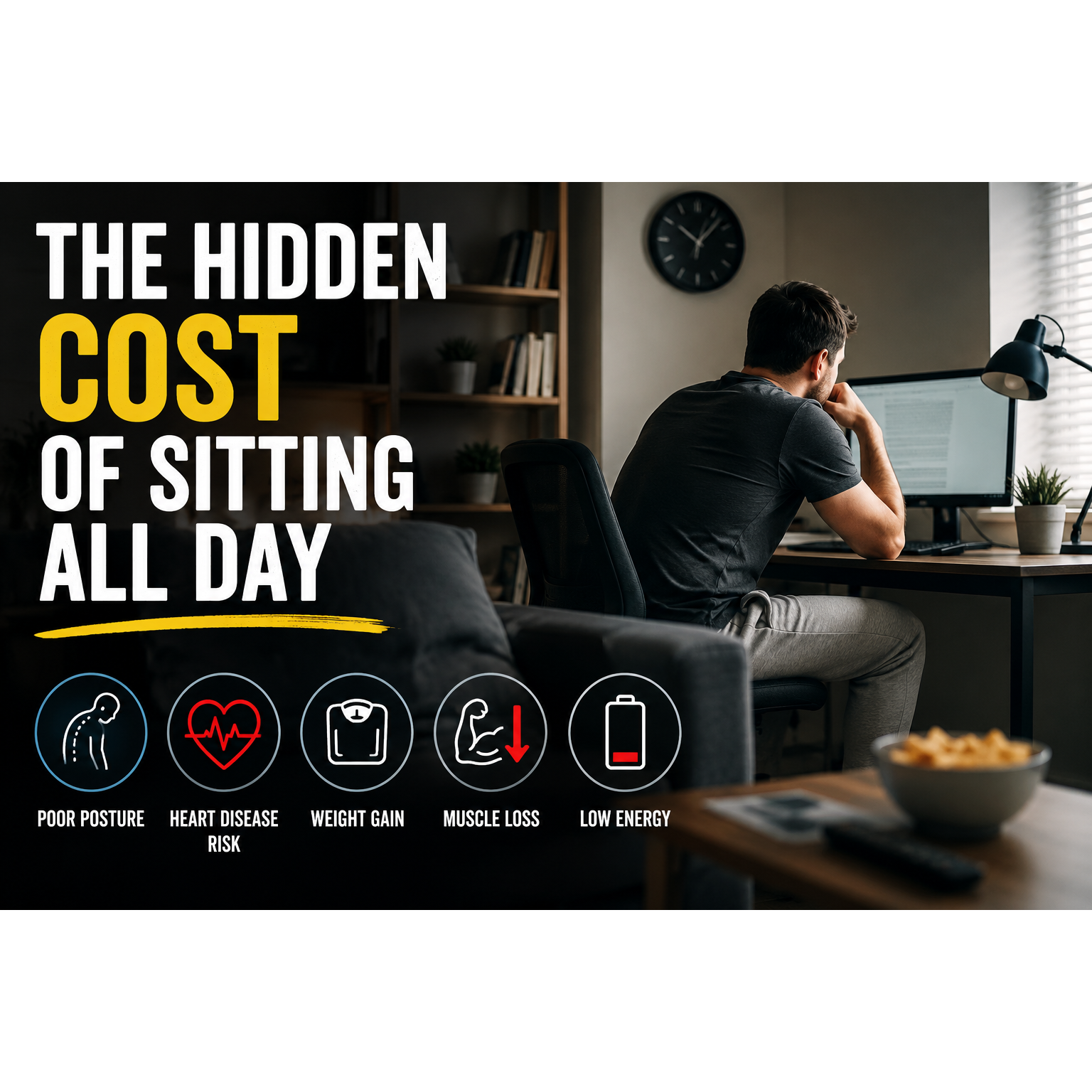 The Hidden Cost of Sitting All Day: Why Movement Matters More Than You Think