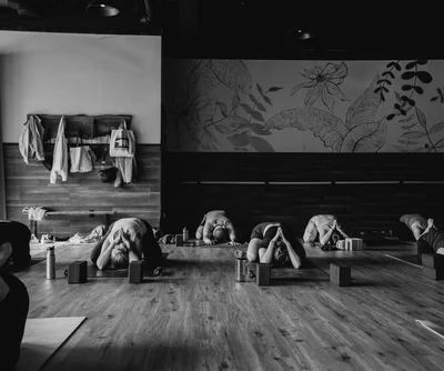 yoga pose peaceful