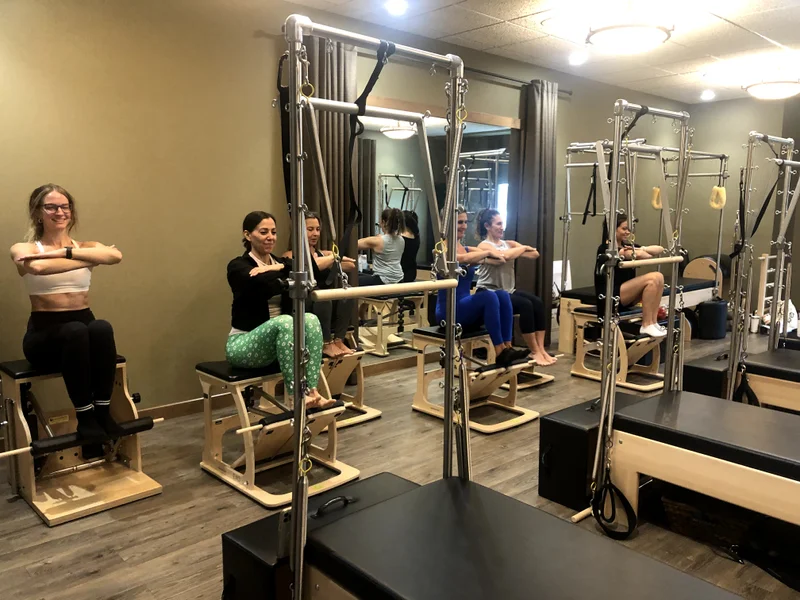 <p style="text-align: center;">Come join us for a private, small group class, or Pilates Certification</p>